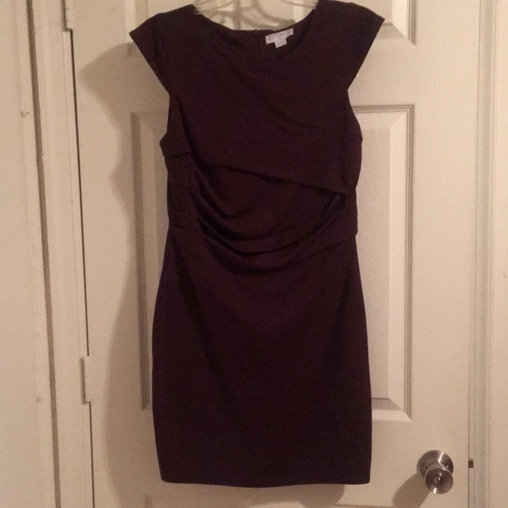 Burgundy dress