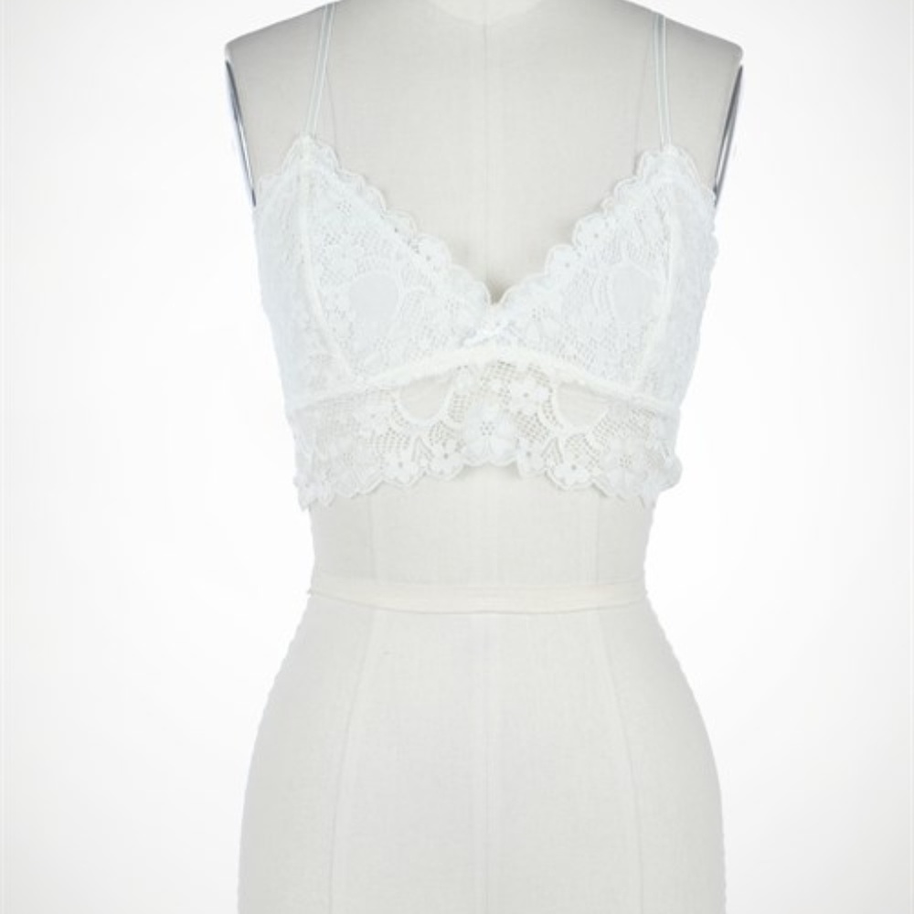 Firm Price Ivory Bralette