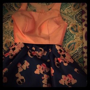 Two piece homecoming dress