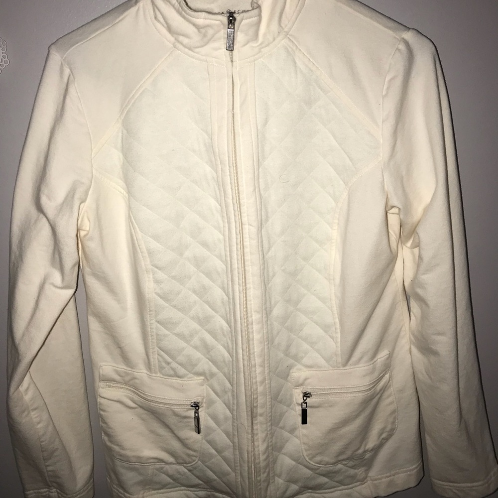 Creme blazer/ light coat