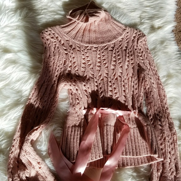 Gorgeous Pink Say What Sweater - Picture 1 of 4