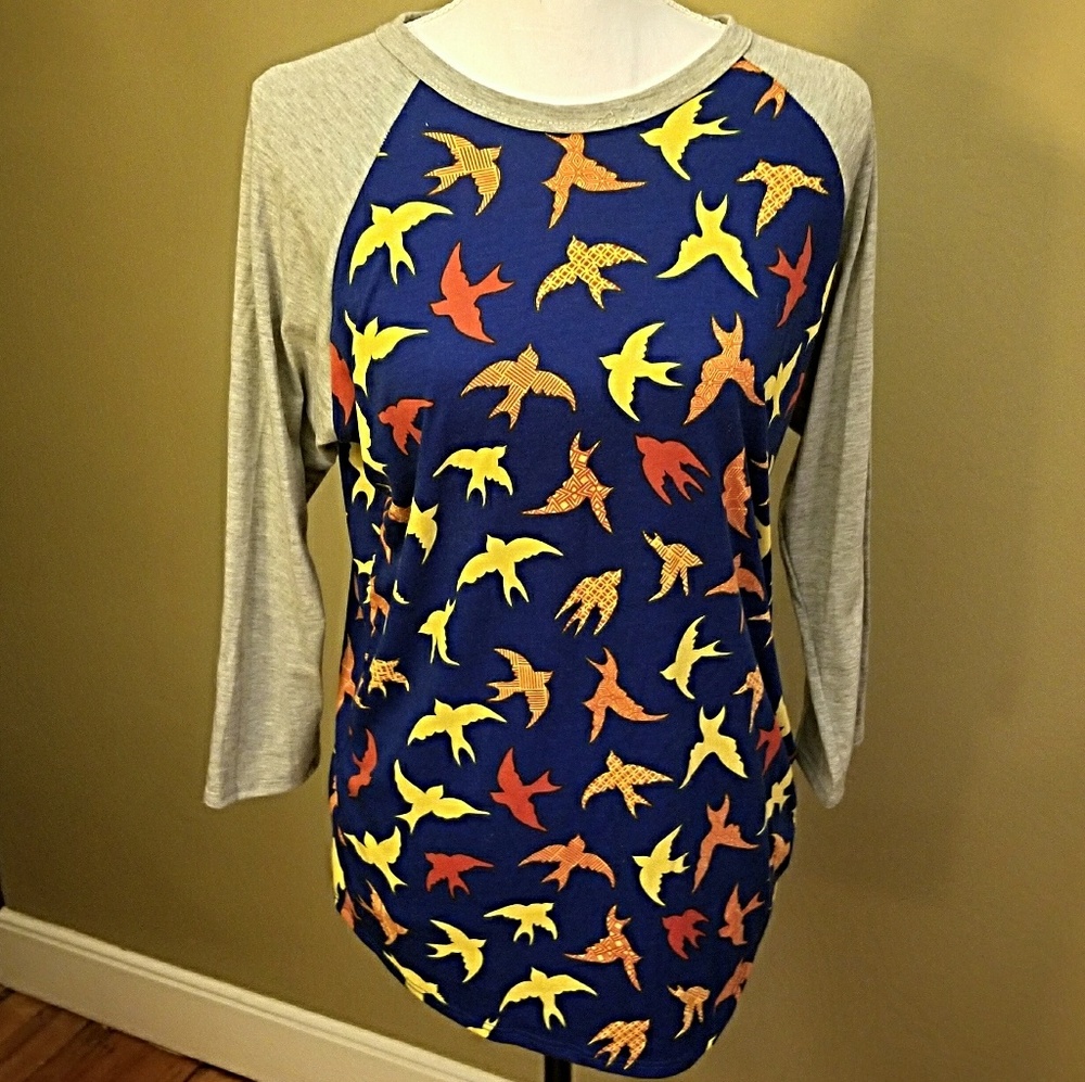 LuLaRoe Randy Bird Top