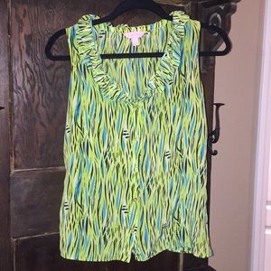 Lilly Pulitzer size 6 sleeveless blouse