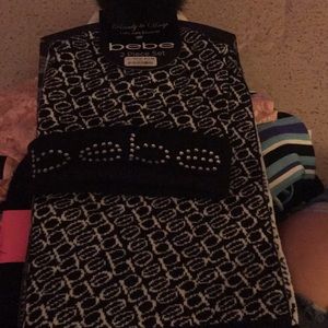 Bebe hat and scarf set