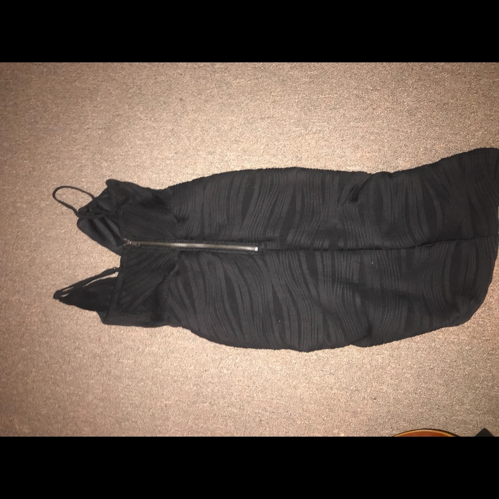 Mura Boutique Black Asymmetric Dress