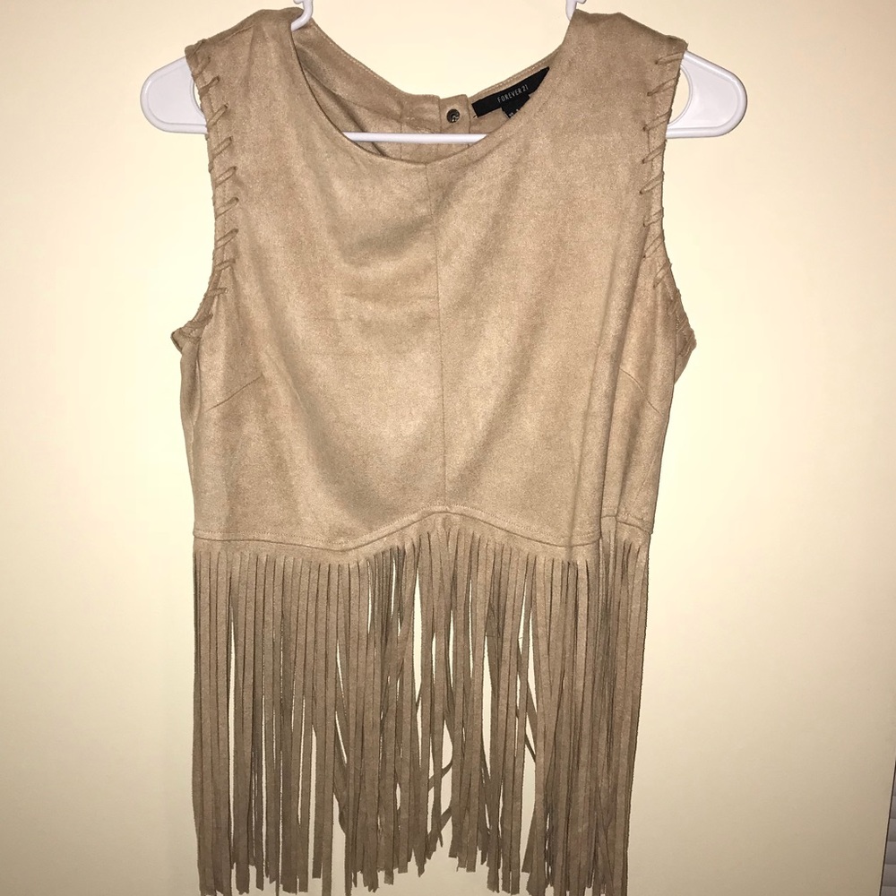 Suede Crop-Top
