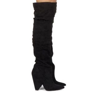 ✨REDUCED ✨Black over the knee boots!