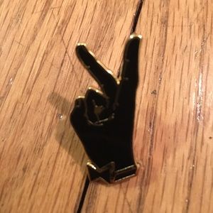 Playboy Bunny hands pin