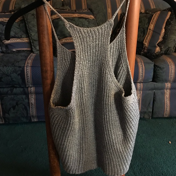 Gray Knit Tank - Picture 2 of 2