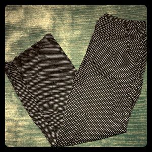 [The Limited] blue polka dot pants