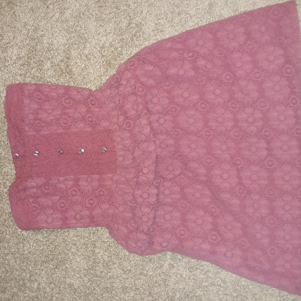 Abercrombie and fitch Straplesses lace dress