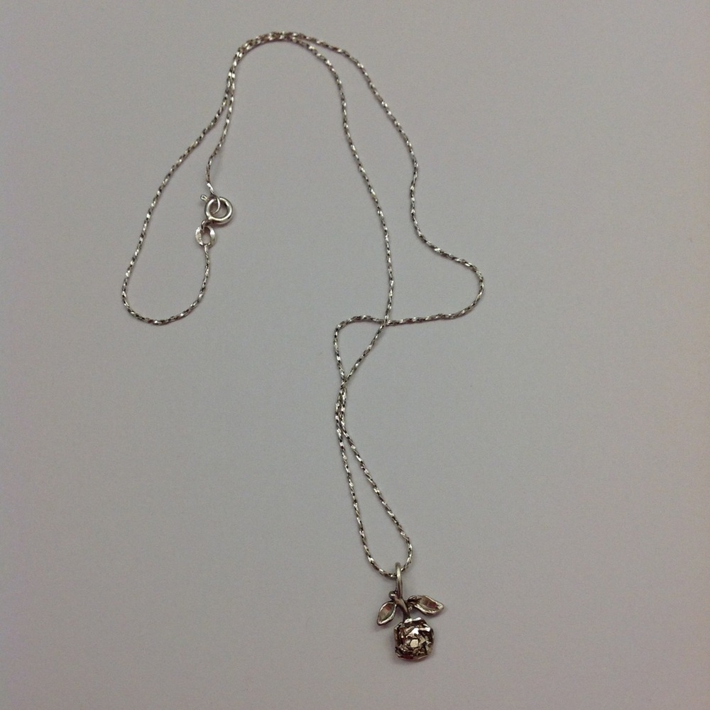 💝 Stamped 925 Flower + 9" 925 Chain - Picture 2 of 4