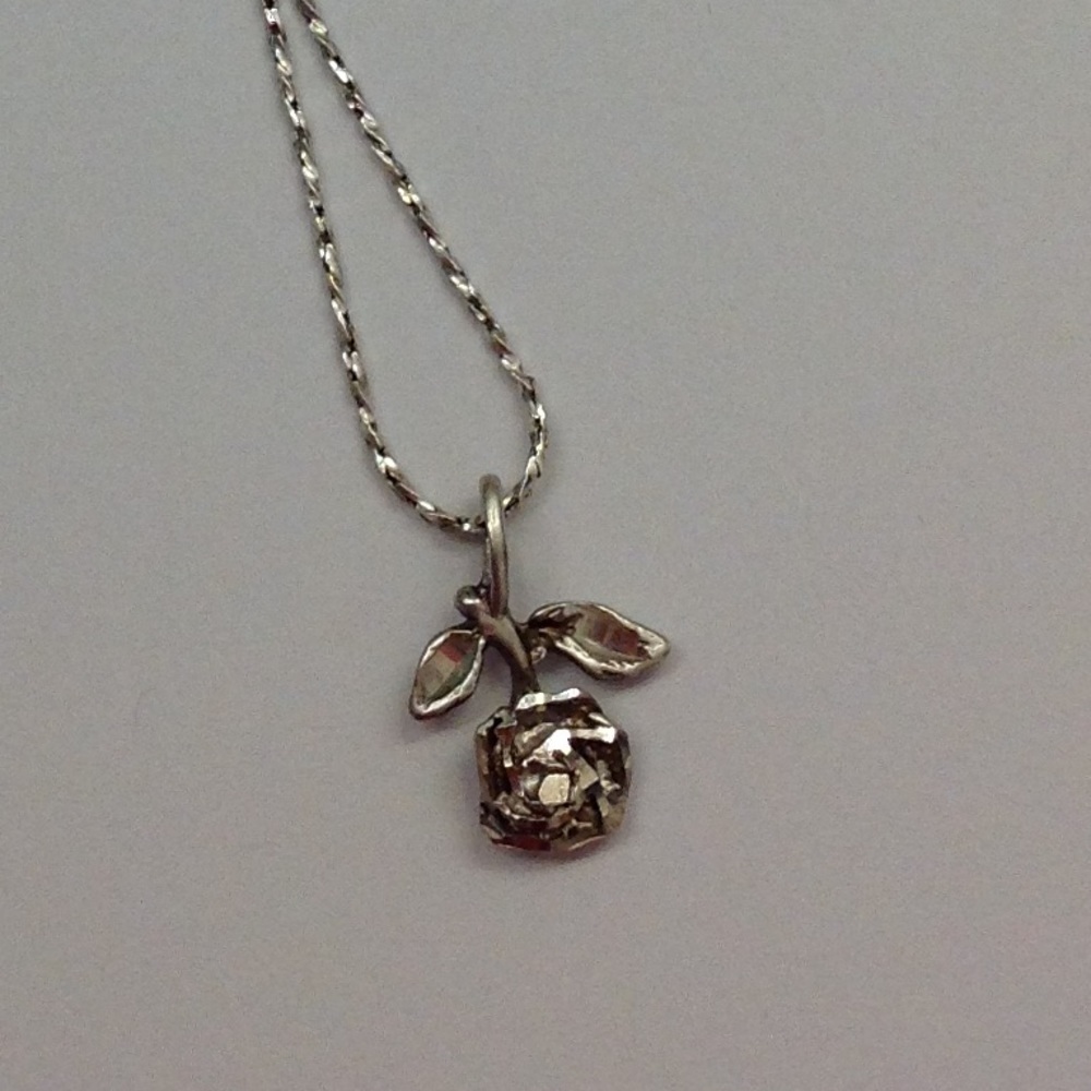 💝 Stamped 925 Flower + 9" 925 Chain