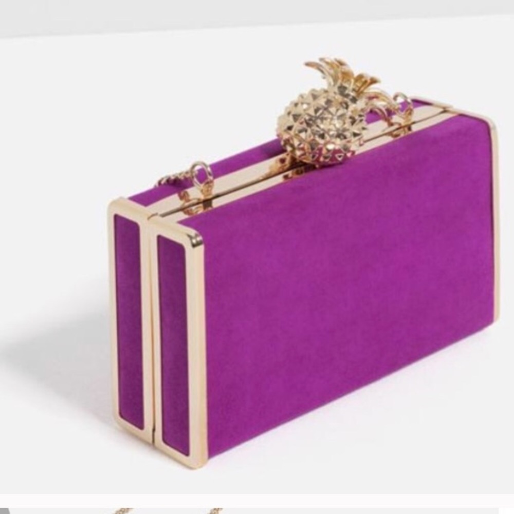 Zara Pineapple Clutch