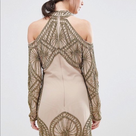 Maya Petite Sequins Dress Size 2 - Picture 3 of 8