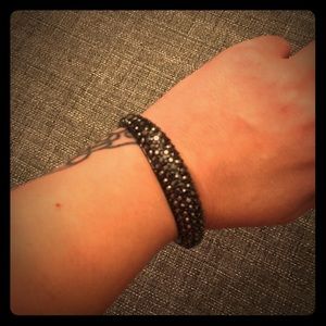 Rhinestone magnetic bangle