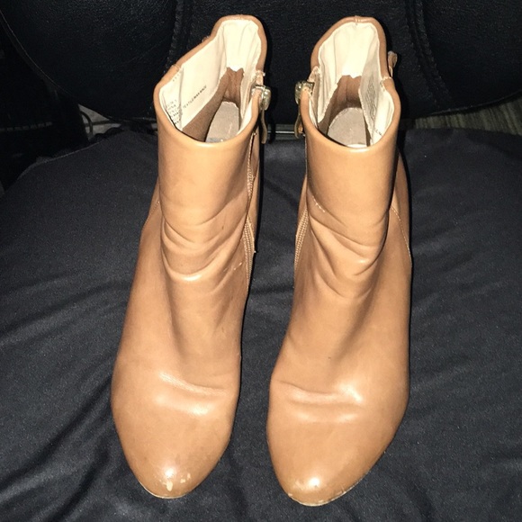 Tan leather booties (offers accepted) - Picture 2 of 7