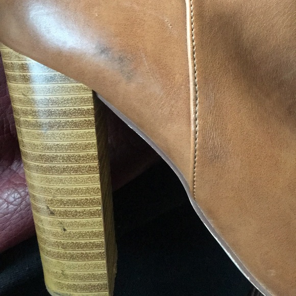 Tan leather booties (offers accepted) - Picture 5 of 7