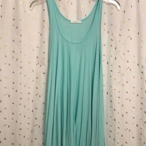 Blue tank top dress