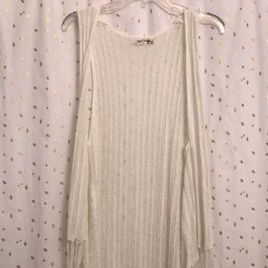 Cream tank top sweater