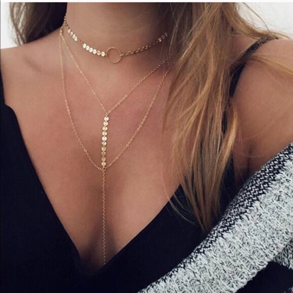 Jewelry - 🌸3/$10🌸 NEW! Gorgeous 3 layer boho necklace