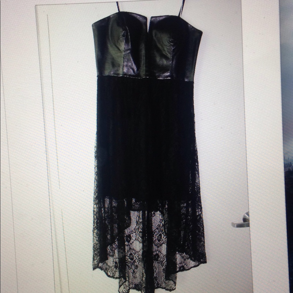 Hailey by Adrianna Papell black lace dress. Size 8