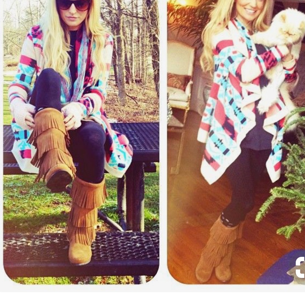 Aztec oversized sweater, worn once