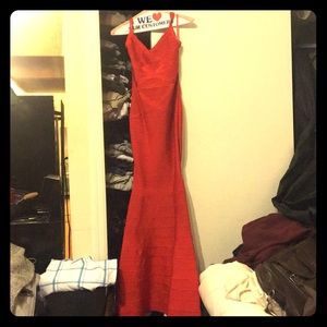 Herve Leger gown