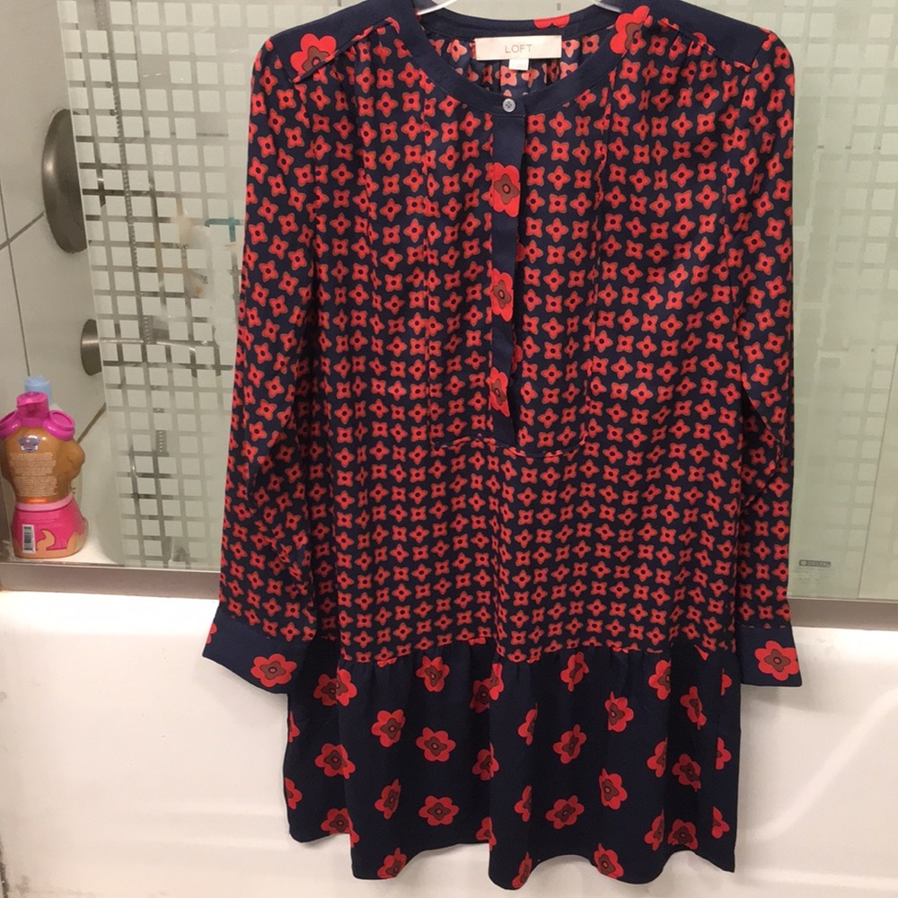 Two toned flower dress