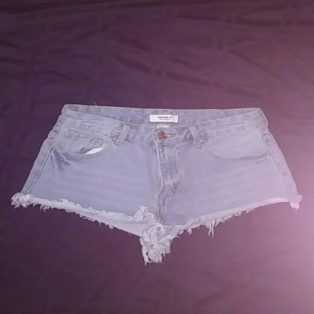 Forever 21 Blue Jean Shorts