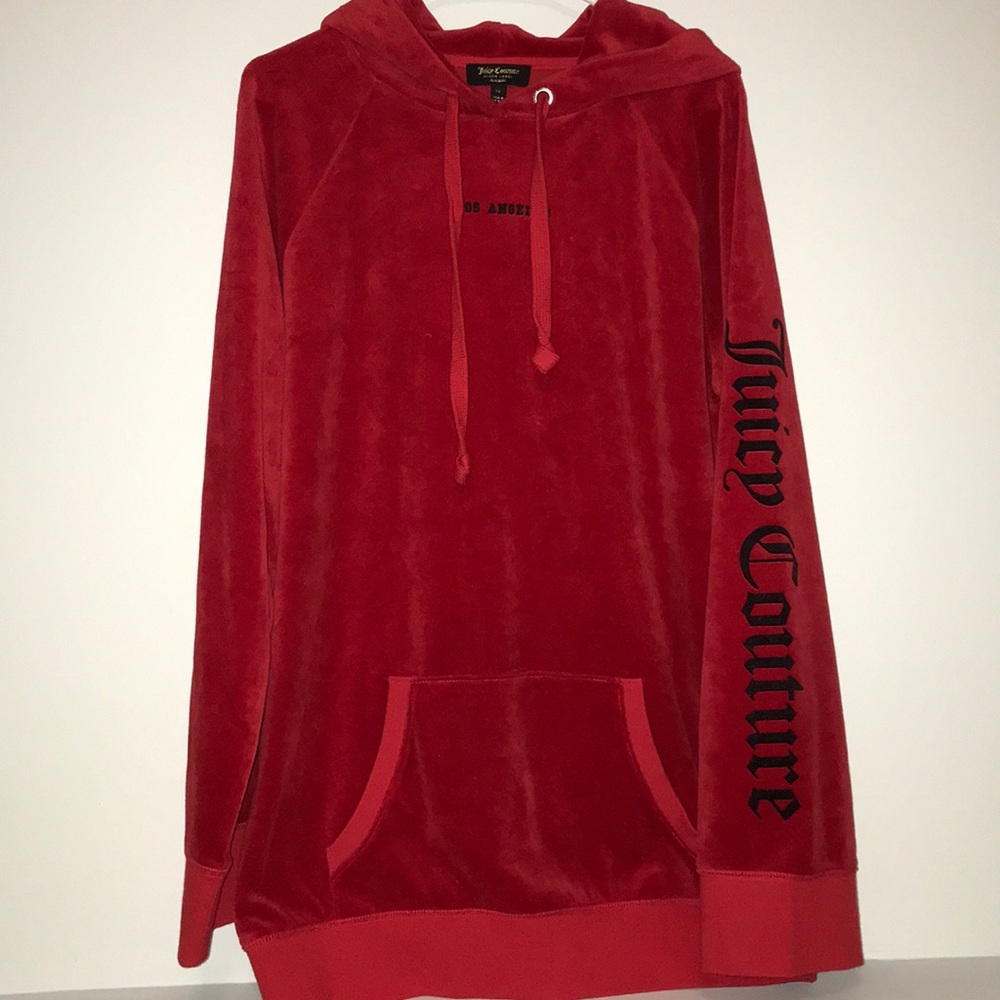 Juicy couture red hoodie