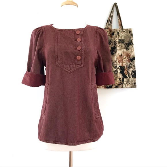 SOLD. Marc by Marc Jacobs Short Sleeve Top - Picture 2 of 8