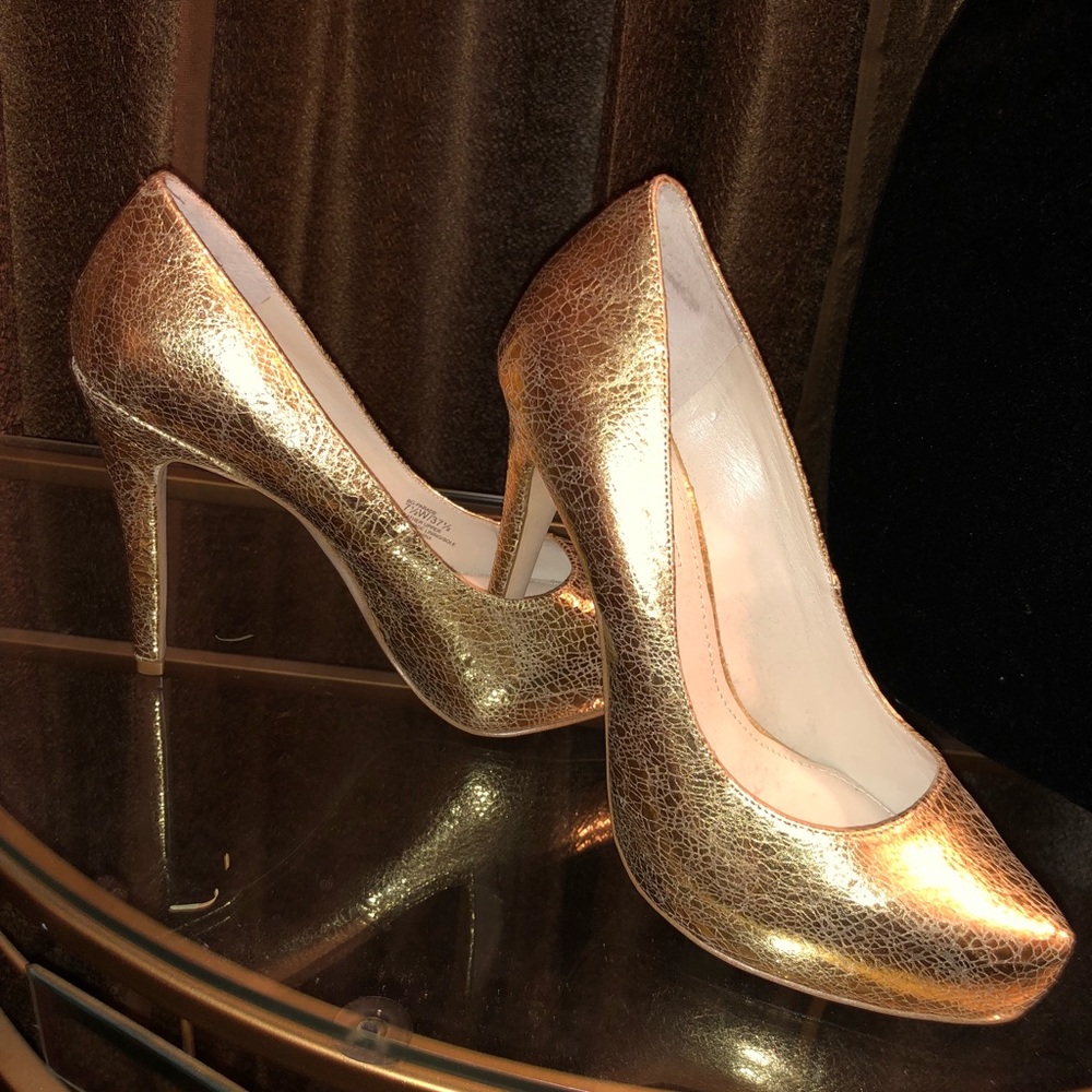 Gold BCBGeneration Heels