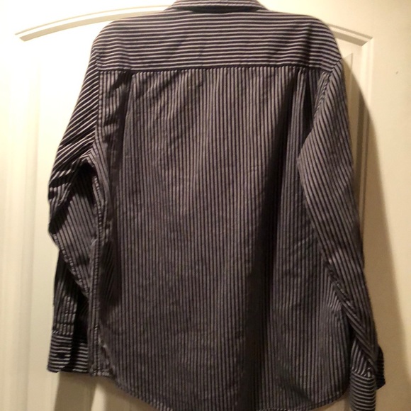 Men’s Red X Long Sleeve Dress Shirt - Picture 4 of 4