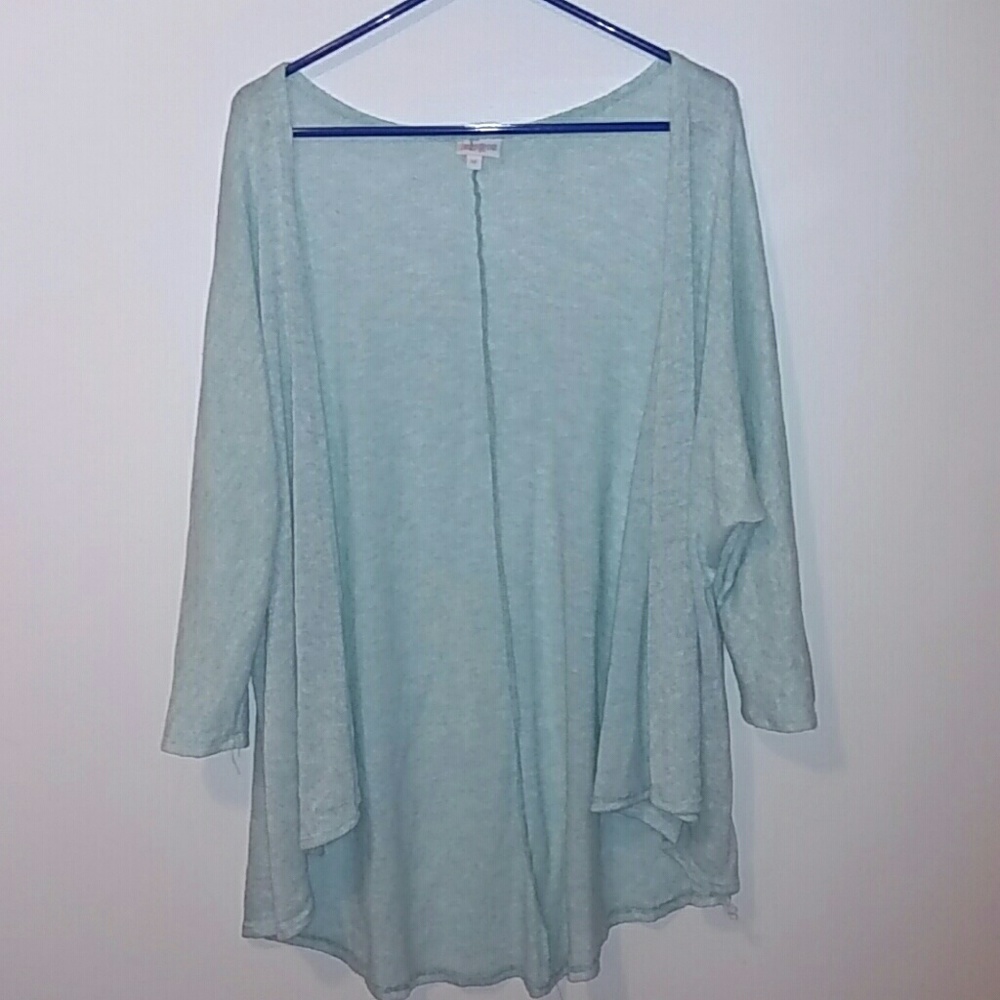 Lularoe medium blue Lindsay sweater