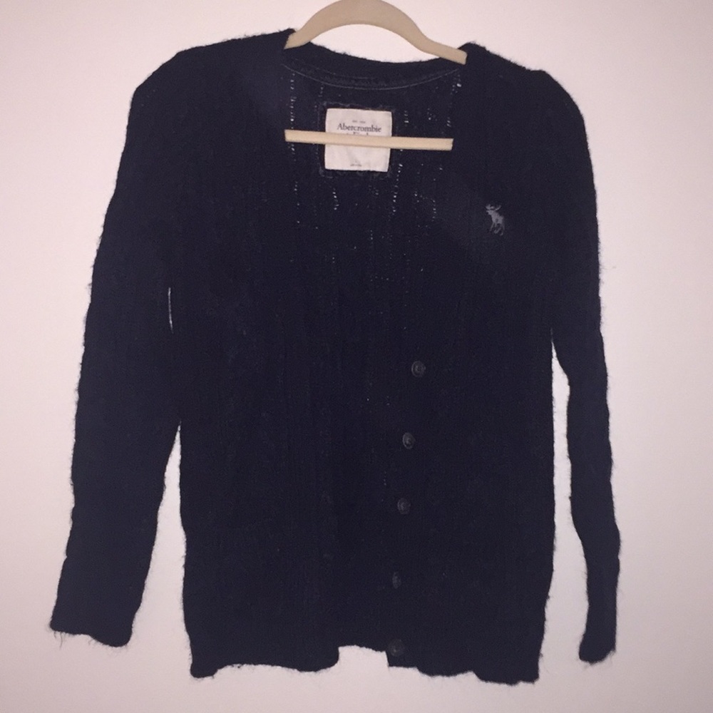 Warm navy cardigan