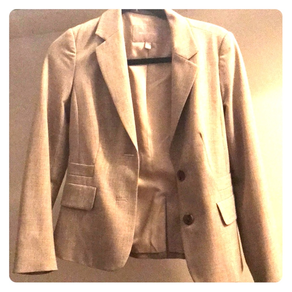 Tan Banana Republic blazer