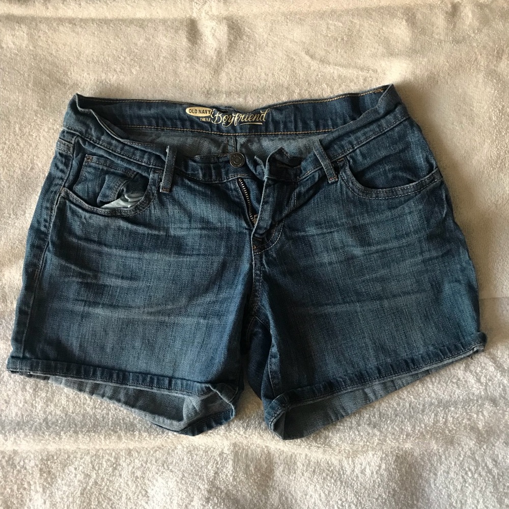 Old Navy boyfriend cut denim shorts