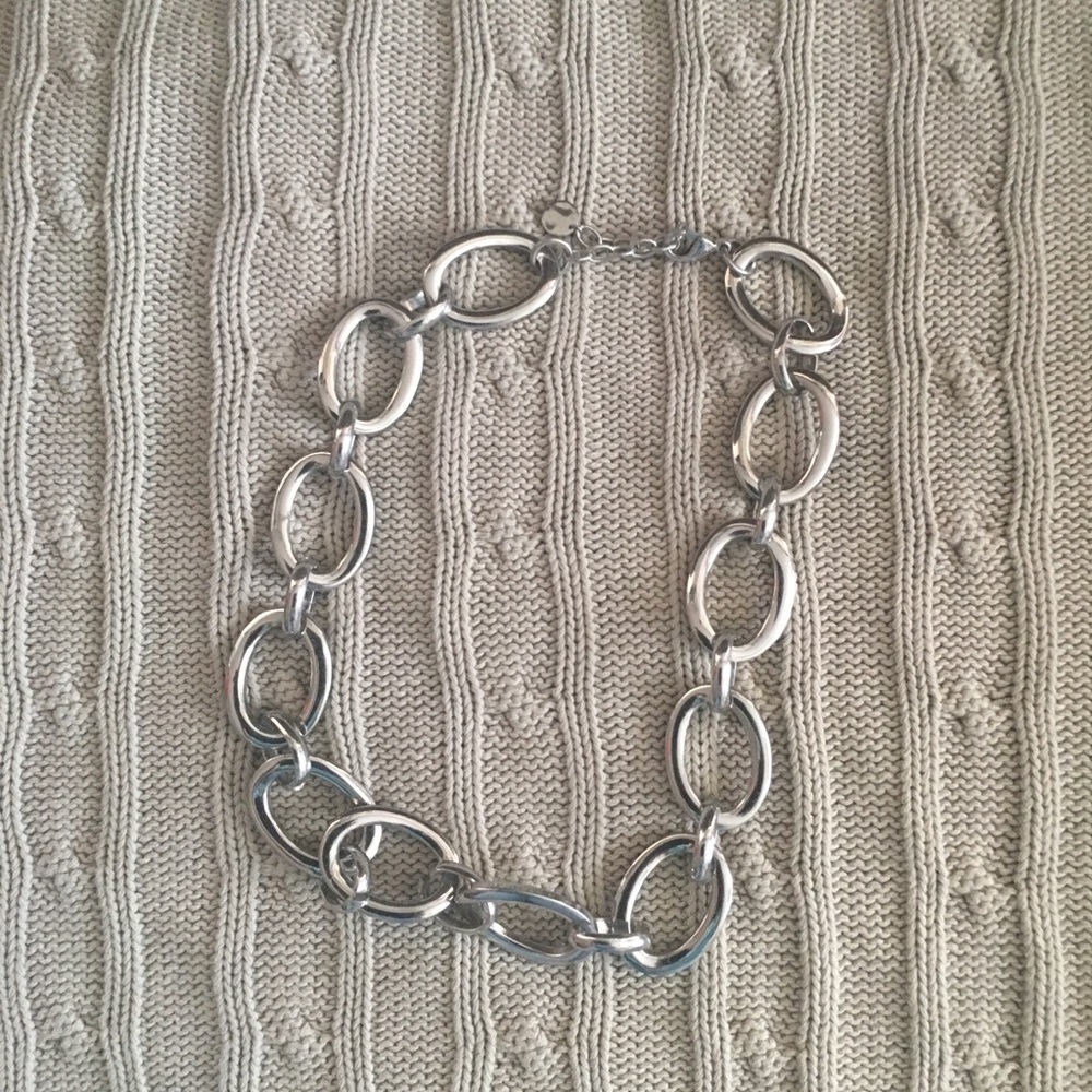 Silver Ring Style Necklace