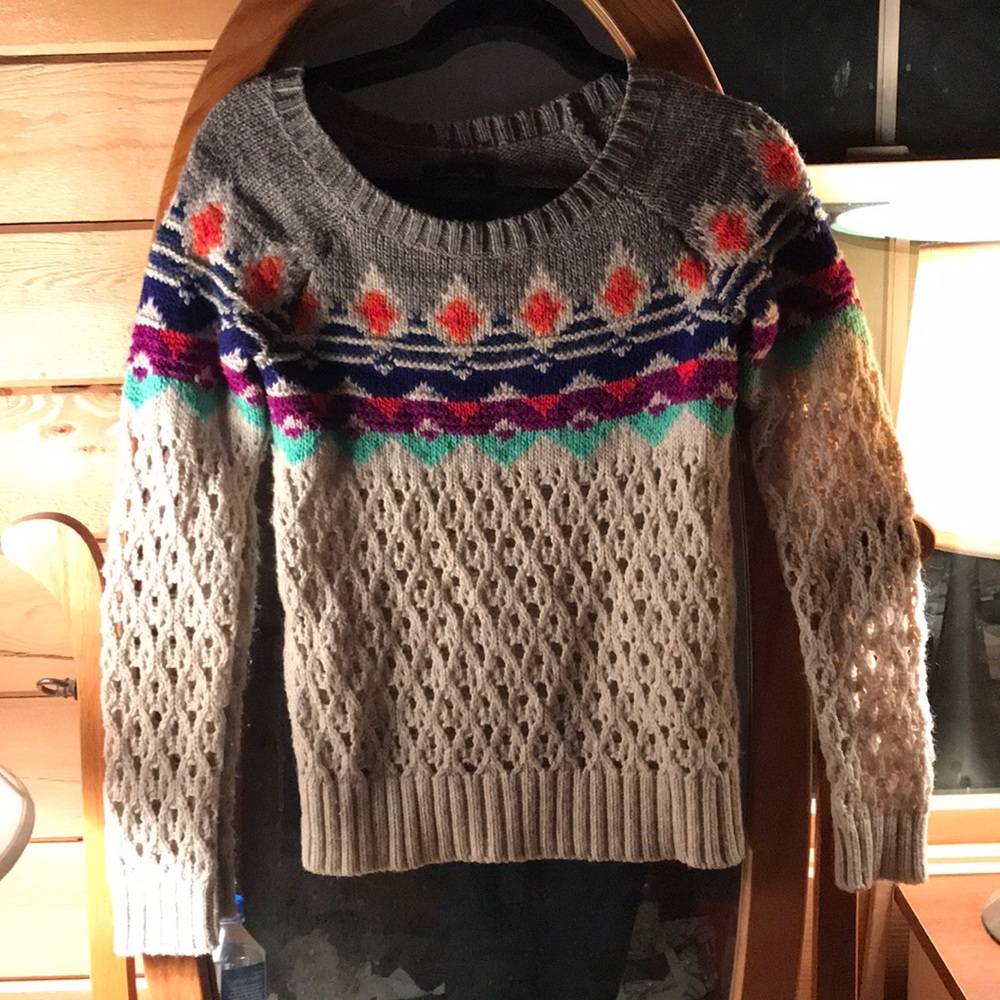 American Eagle Knit Winter Sweater