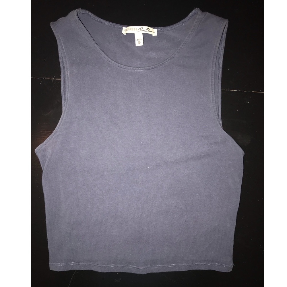 Blue Express crop top
