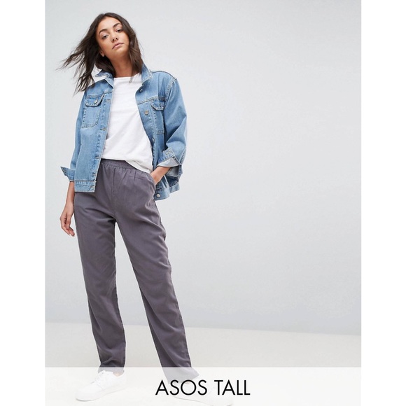 Washed Tapered Peg Pants - Picture 1 of 4