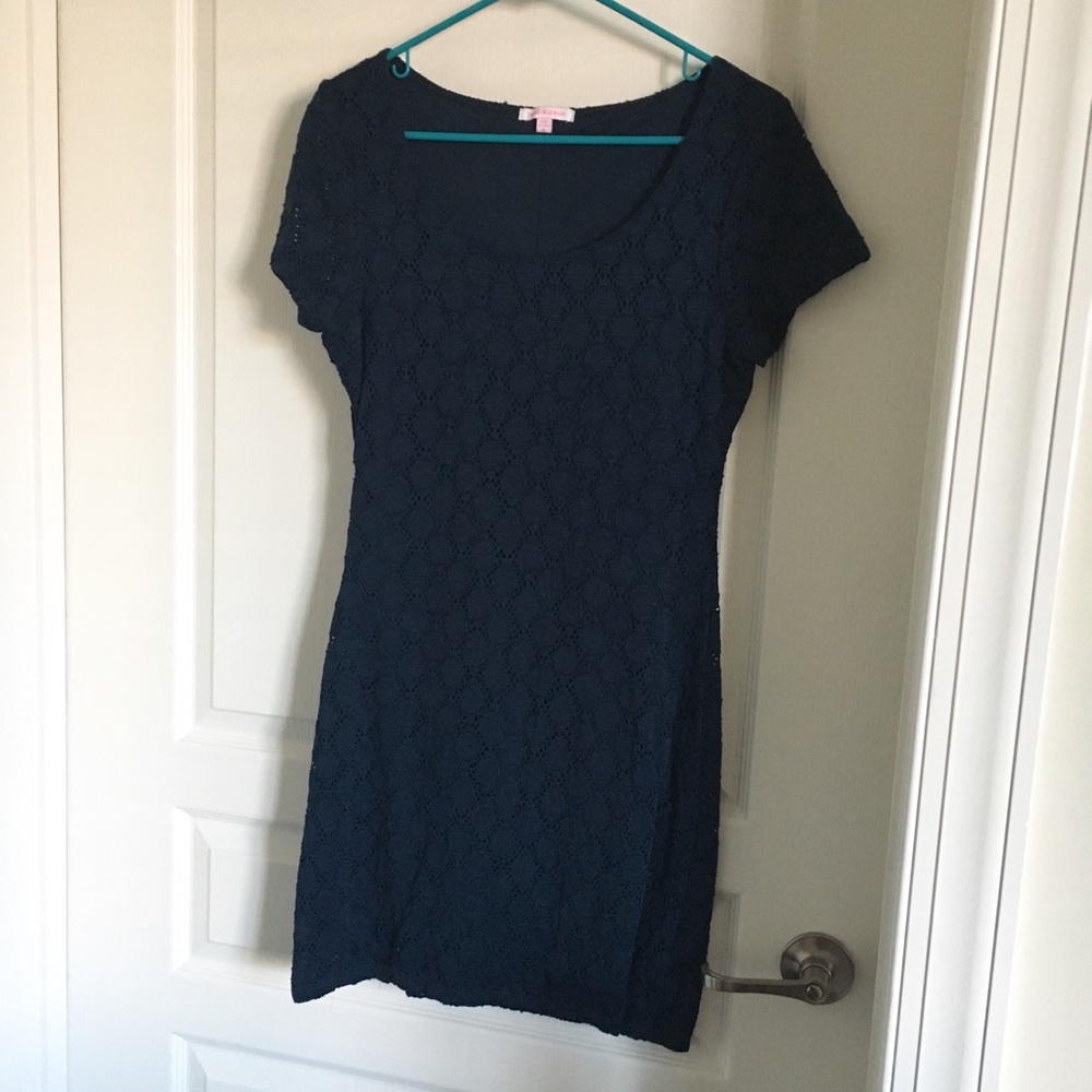 Isaac Mizrahi blue dress