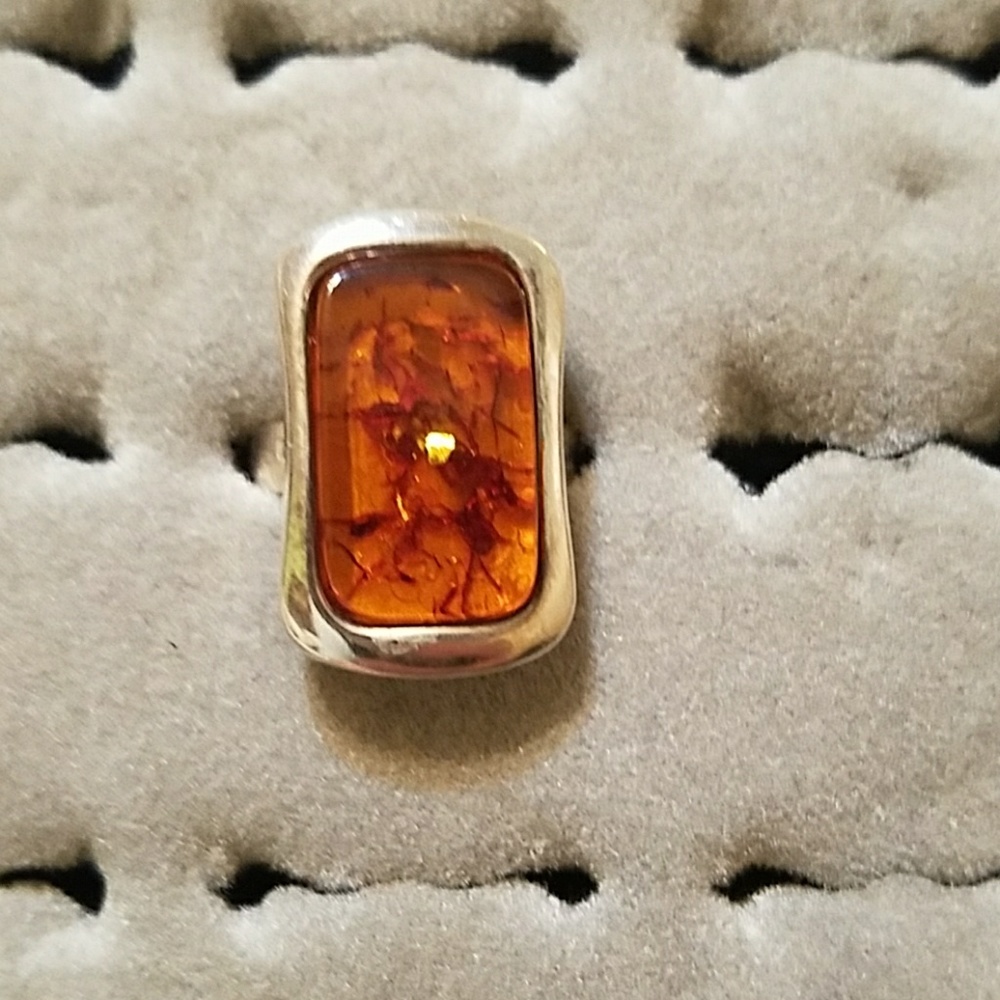 Amber ring