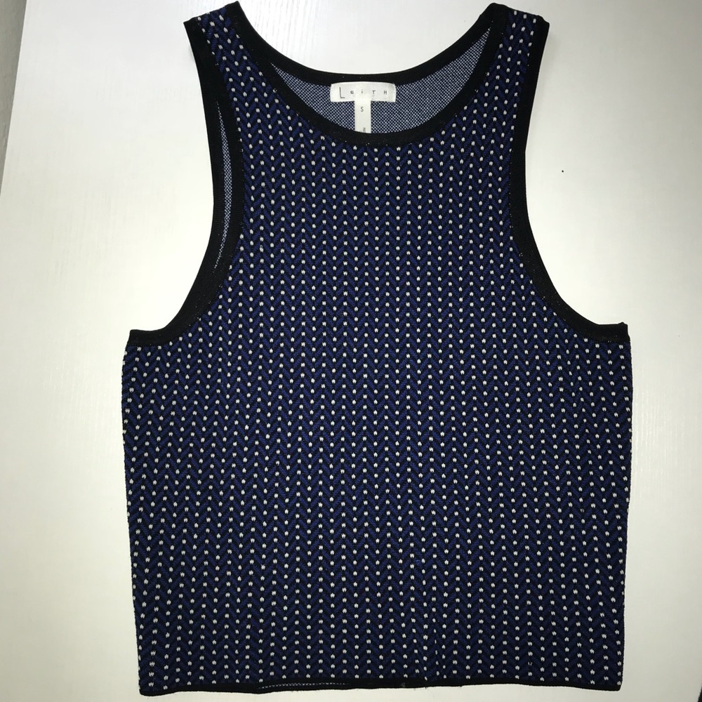 Nordstrom Leith high neck tank. Size Small