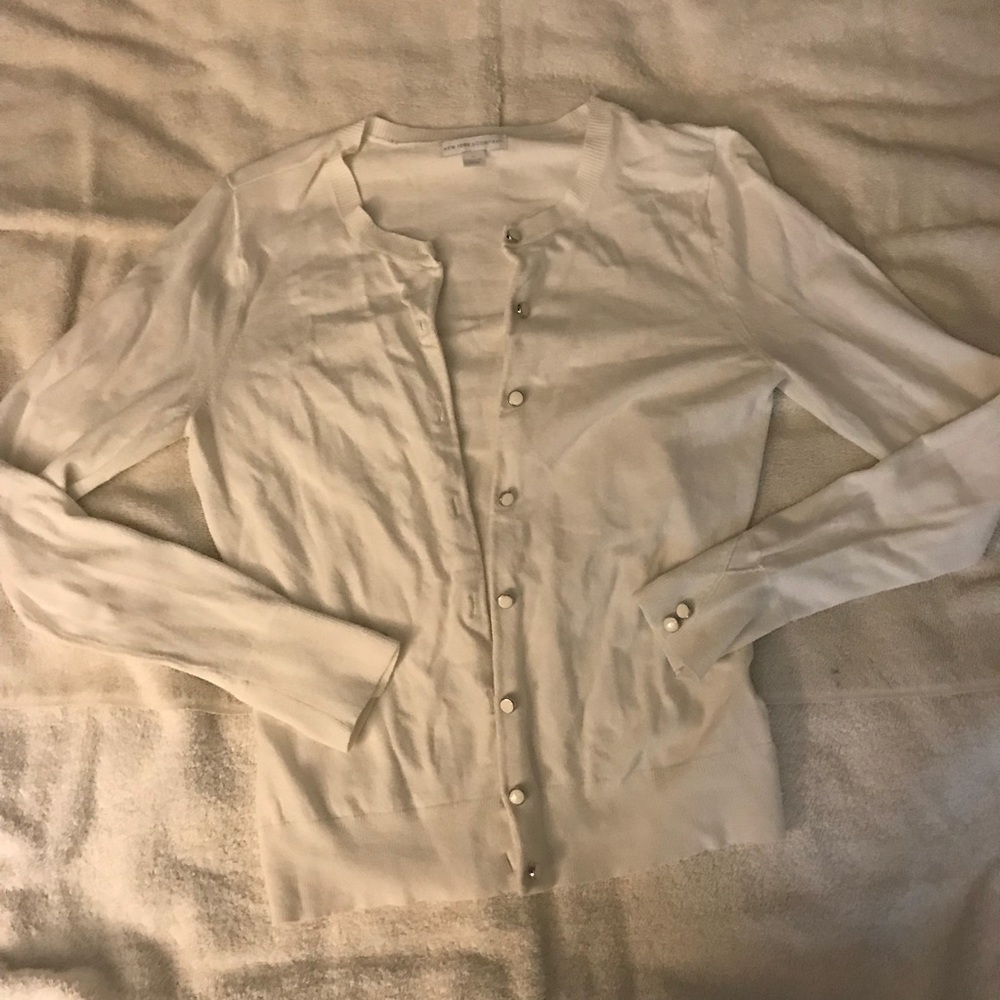 New York & Co. white cardigan. Size M
