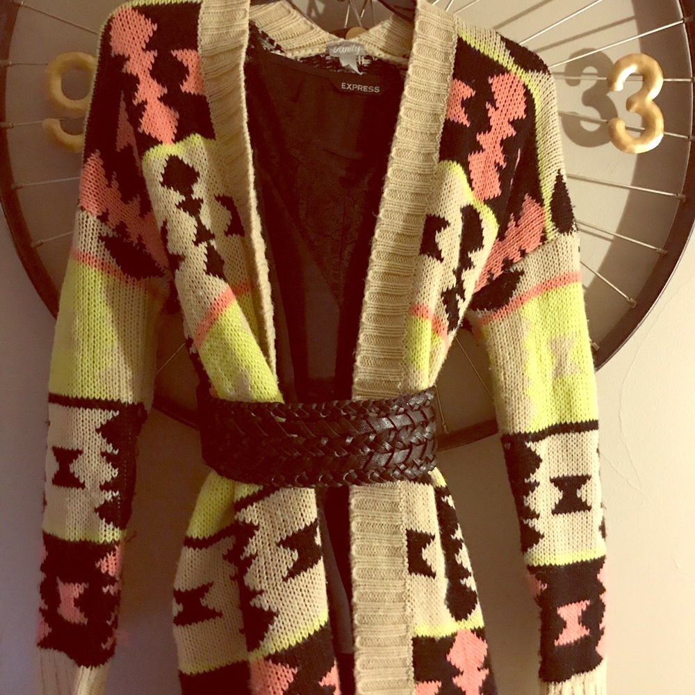 Open sweater
