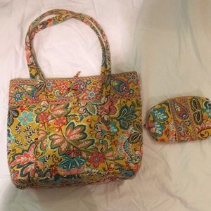 NWT Vera Bradley Provençal tote bag and pouch