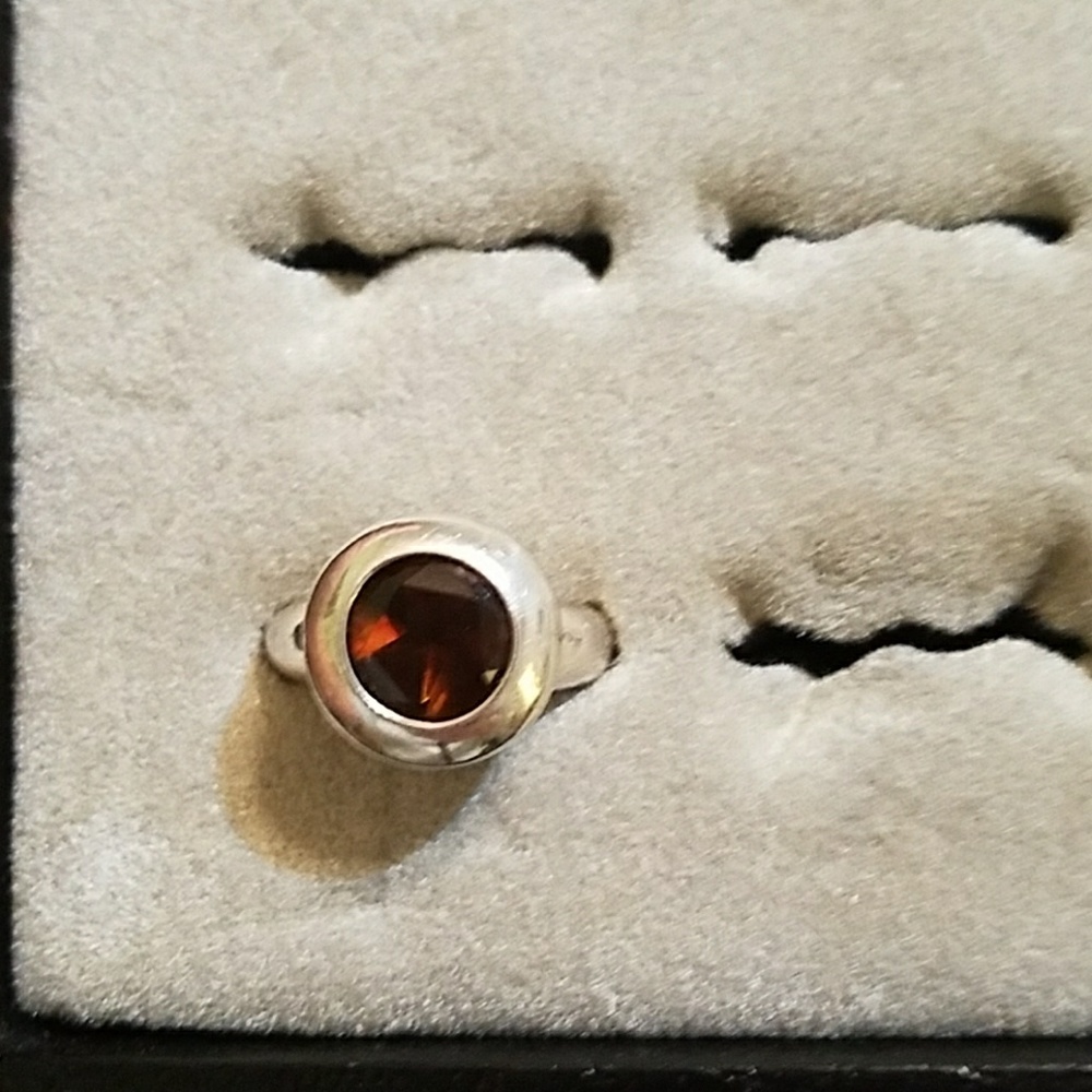 Sterling silver Ring with gemstone