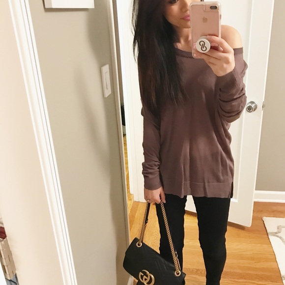 Sweaters - Alexis Off the Shoulder Top